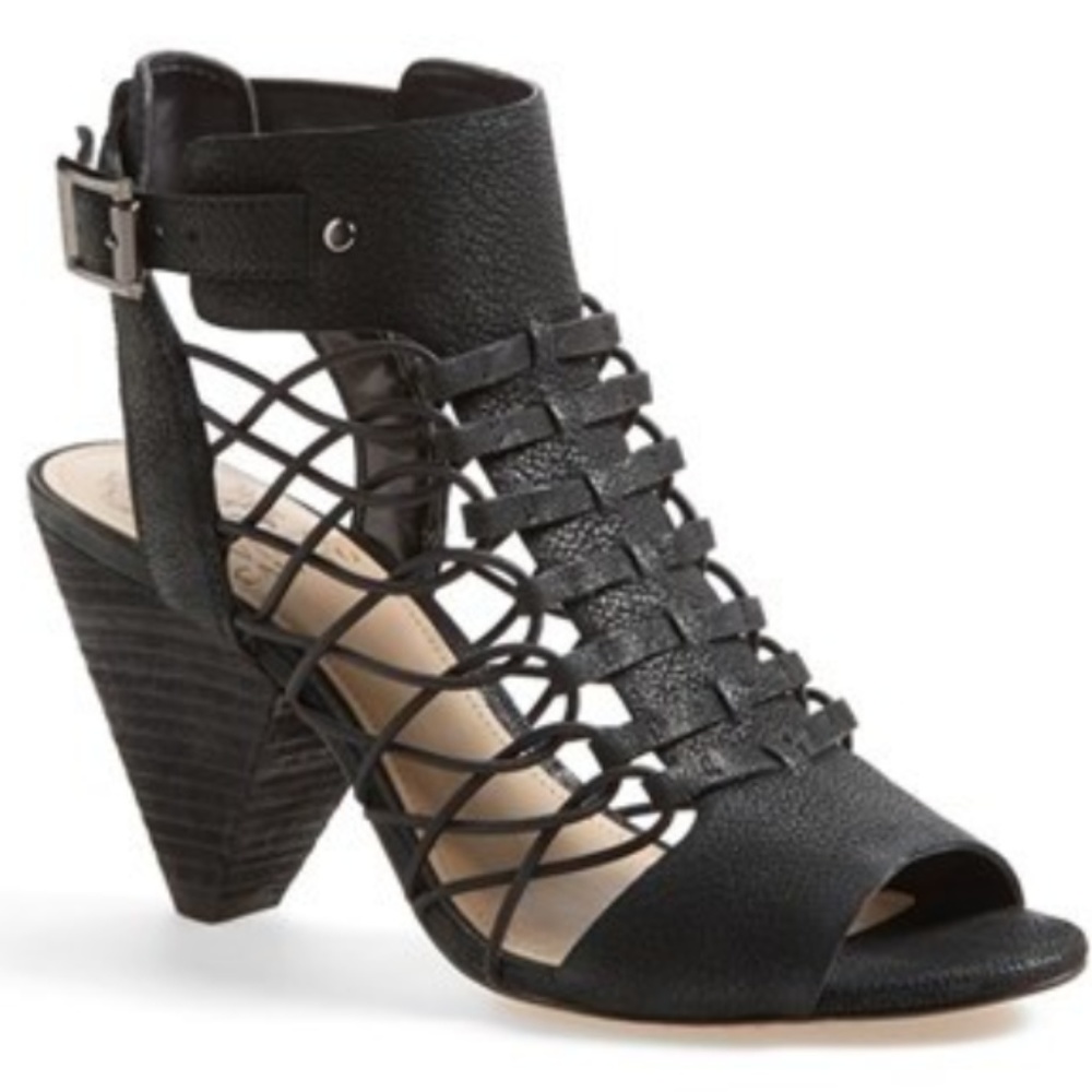 Vince Camuto 'Evel' Black Sandal Size 6.5